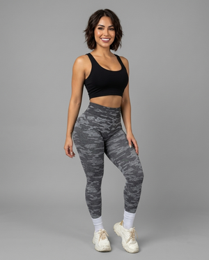 High-Waist Camo Leggings Viva Rouss