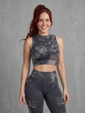 Tie-Dye Seamless Activewear Set Oxford deslavado Viva Rouss